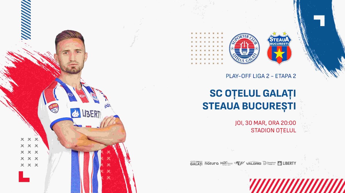 bilete SC Oțelul Galați - CSA Steaua București