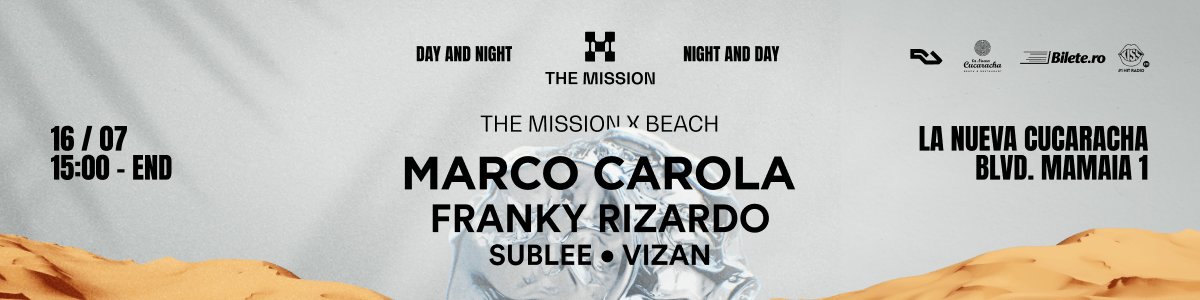 bilete Marco Carola at The Mission X Beach