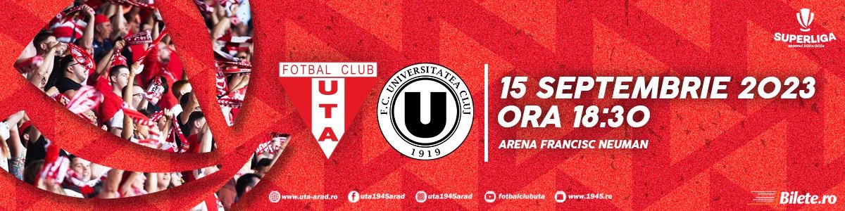 bilete UTA Arad - FC Universitatea Cluj