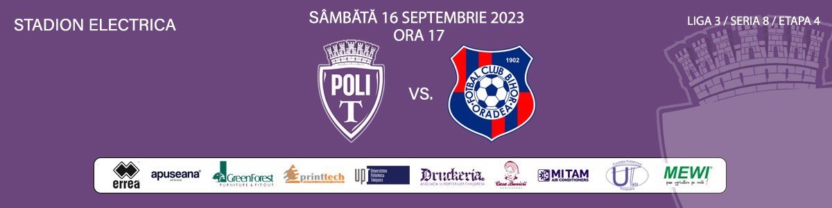 bilete SSU POLITEHNICA TIMISOARA - FC BIHOR ORADEA