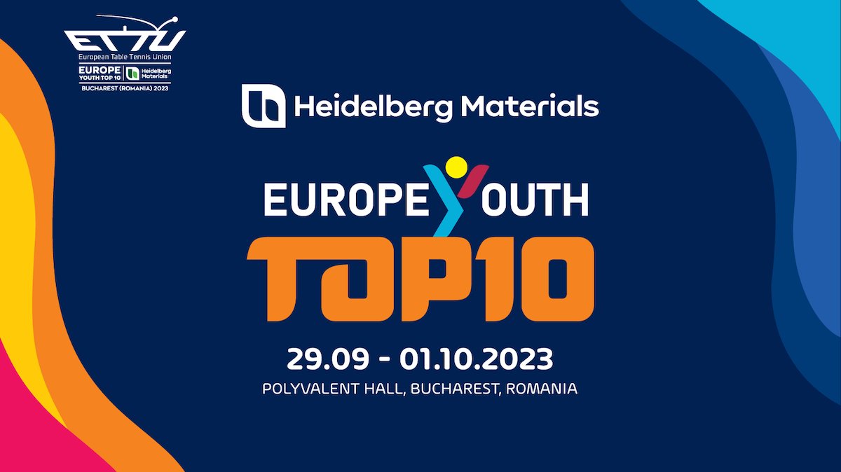 bilete TENIS DE MASA: HEIDELBERG MATERIALS EUROPE YOUTH TOP 10