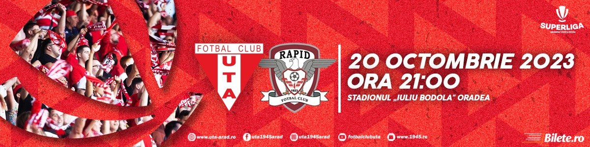 bilete Uta Arad - FC 1923 Rapid