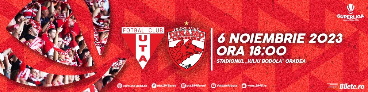 bilete UTA Arad - Dinamo Bucuresti