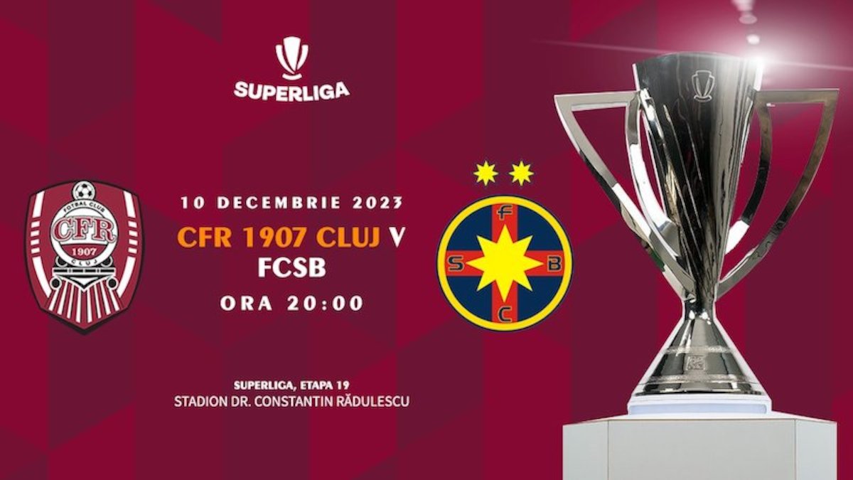 bilete CFR 1907 Cluj - FCSB