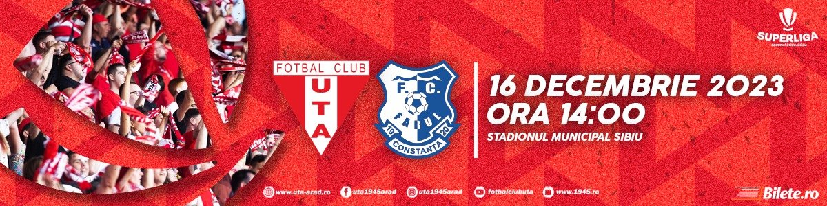 bilete UTA Arad - FC Farul Constanta