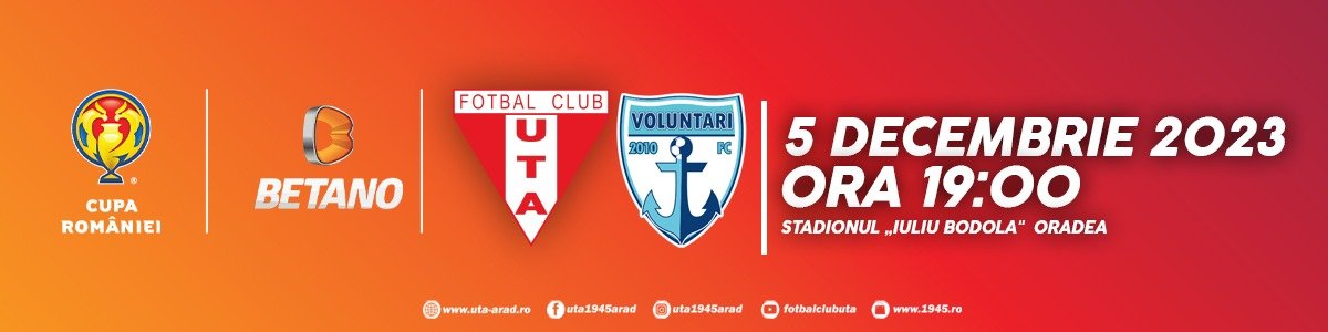bilete UTA Arad - FC Voluntari