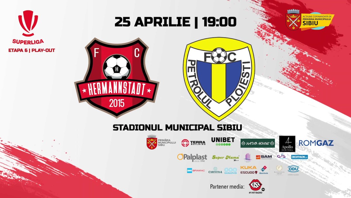 bilete FC Hermannstadt - Petrolul Ploiesti
