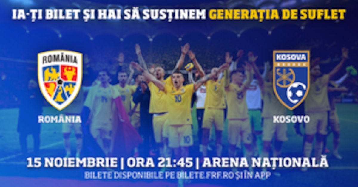 bilete UEFA Nations League - Romania vs Kosovo