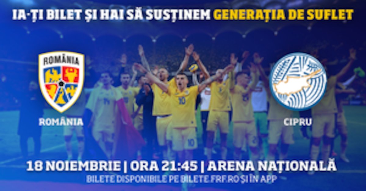 bilete UEFA Nations League - Romania vs Cipru