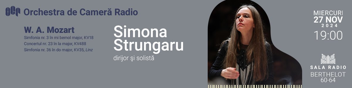 bilete Simona Strungaru – Orchestra de Cameră Radio – All Mozart