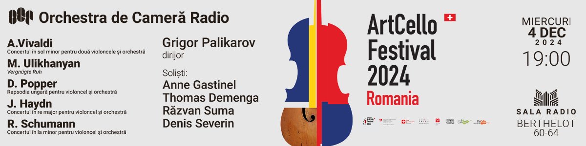 bilete ArtCello Festival – Orchestra de Cameră Radio