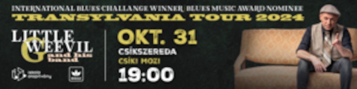 bilete Little G Weevil and his band - Transylvania Tour - Csikszereda