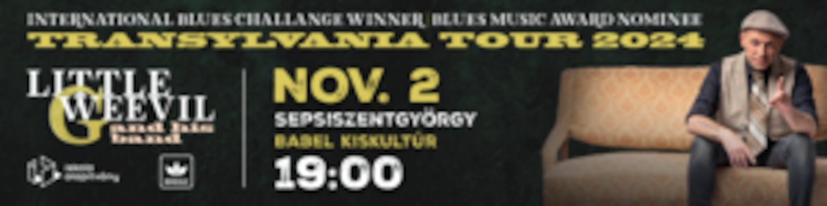 bilete Little G Weevil and his band - Transylvania Tour - Sepsiszentgyorgy