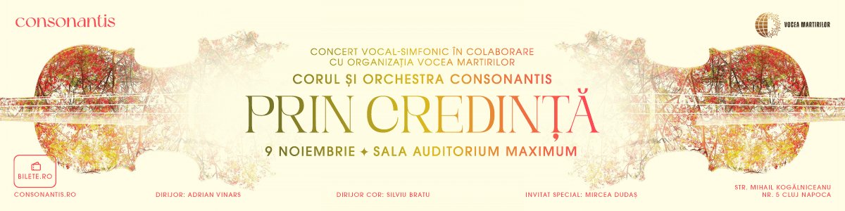 bilete Concert vocal-simfonic: Prin credință