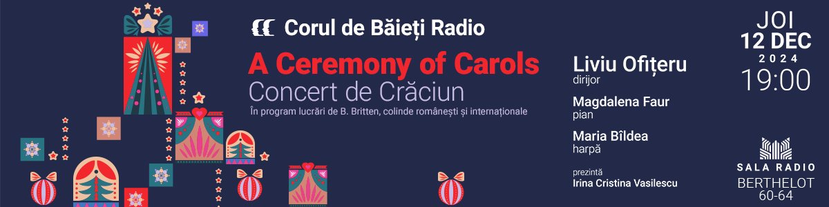 bilete Concert de Craciun - CORUL DE BAIETI RADIO