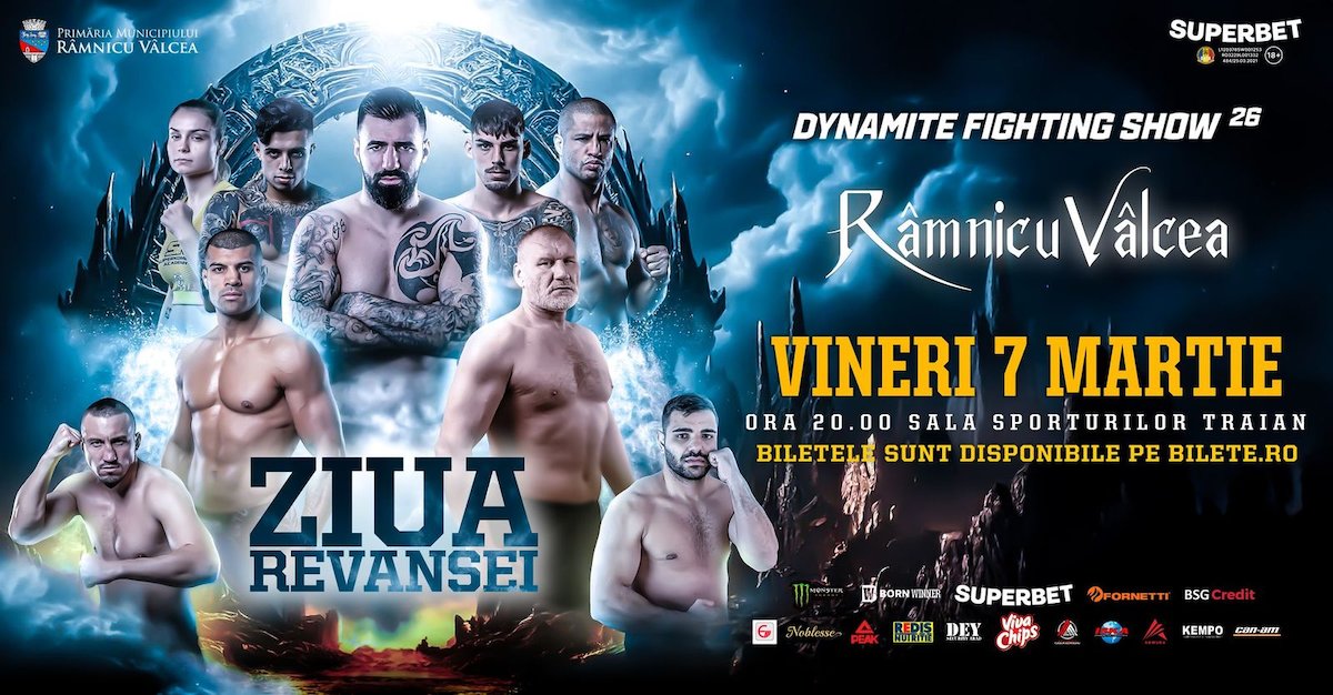 bilete Dynamite Fighting Show 26 - Ziua Revanșei