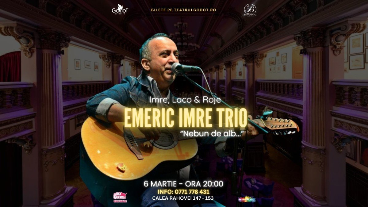 bilete Emeric Imre Trio - Imre, Laco, Roje