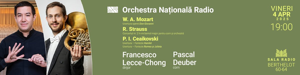 bilete Mozart - R. Strauss - Ceaikovski