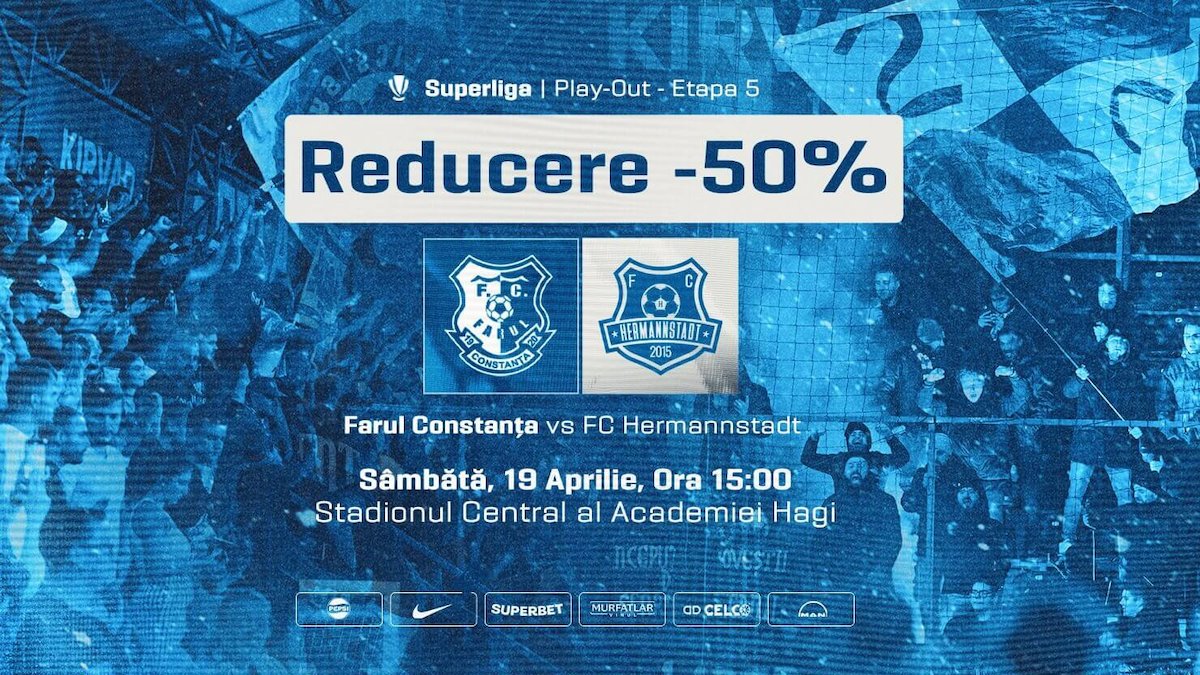 bilete Farul Constanta - FC Hermannstadt