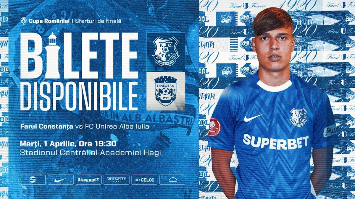 bilete Farul Constanta - Unirea Alba Iulia