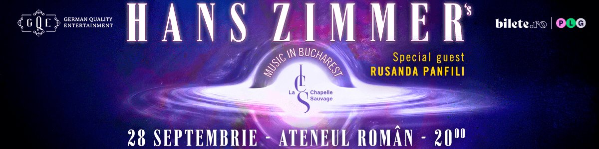 bilete Hans Zimmer's Music in Bucharest by La Chapelle Sauvage