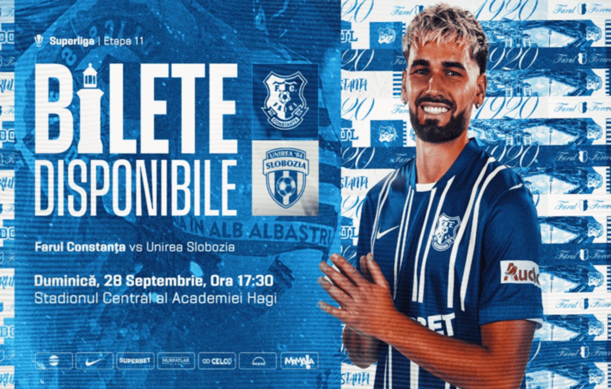 bilete Farul Constanta - Unirea Slobozia