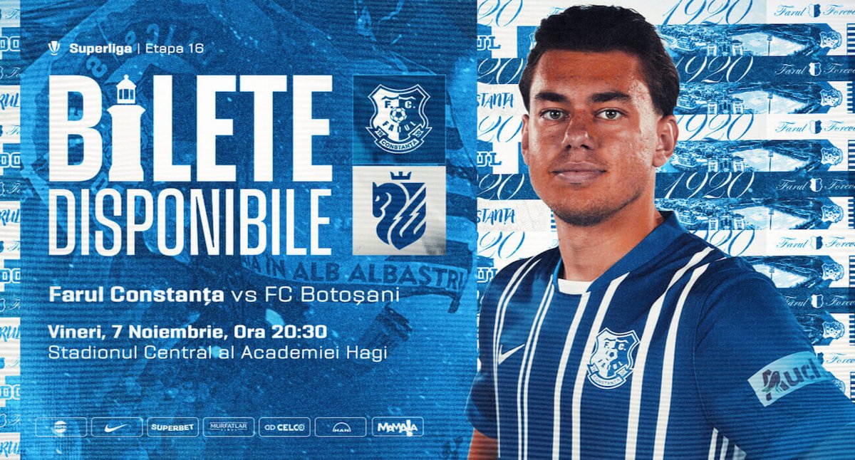 bilete FC Farul Constanta - FC Botosani