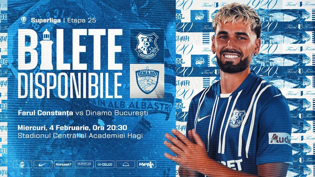 bilete Farul Constanta - Dinamo Bucuresti