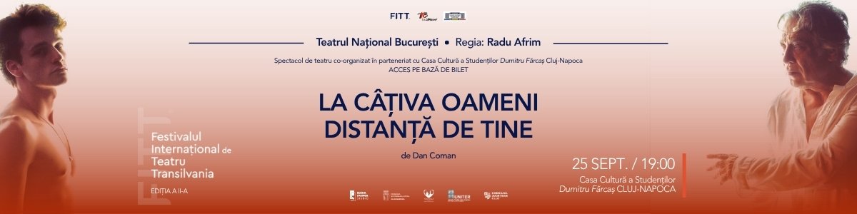 bilete LA CÂȚIVA OAMENI DISTANȚĂ DE TINE de Dan Coman