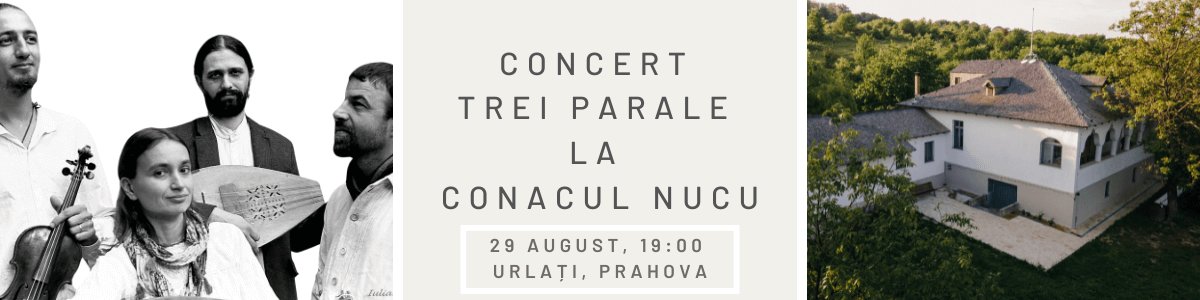 bilete Concert Trei Parale la Conacul Nucu