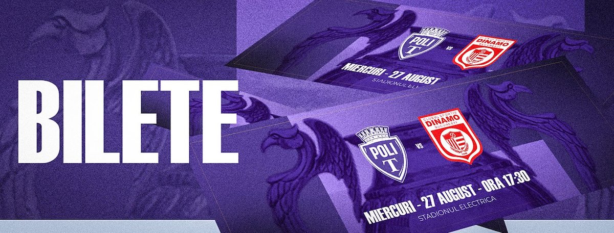bilete Poli Timisoara - CS Dinamo