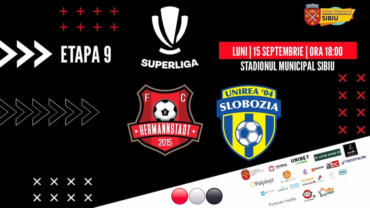 bilete FC Hermannstadt - Unirea Slobozia