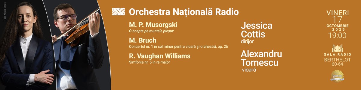 bilete Alexandru Tomescu - Jessica Cottis - ORCHESTRA NAŢIONALĂ RADIO