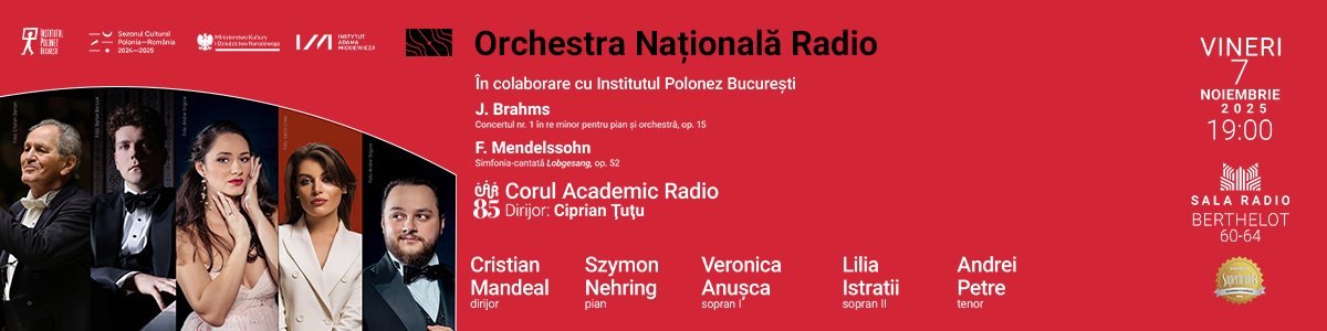 bilete Szymon Nehring - Cristian Mandeal - ORCHESTRA NAŢIONALĂ RADIO