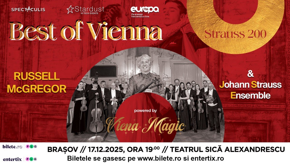 bilete BEST OF VIENNA - Concert de Crăciun de 21 ani în România