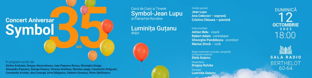 bilete Concert aniversar – Corul Symbol – 35 ani