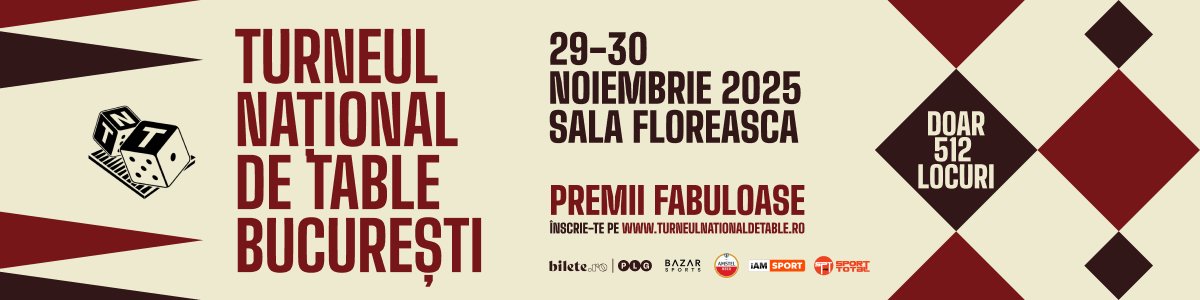 bilete Turneul National de Table Bucuresti