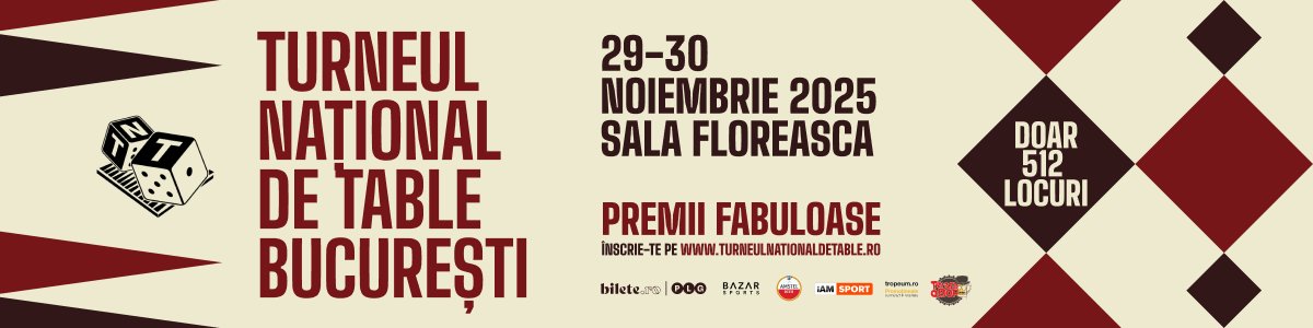 bilete Turneul National de Table Bucuresti