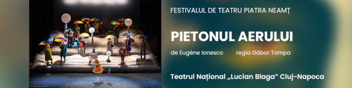 bilete PIETONUL AERULUI - Teatrul Tineretului, Piatra Neamt