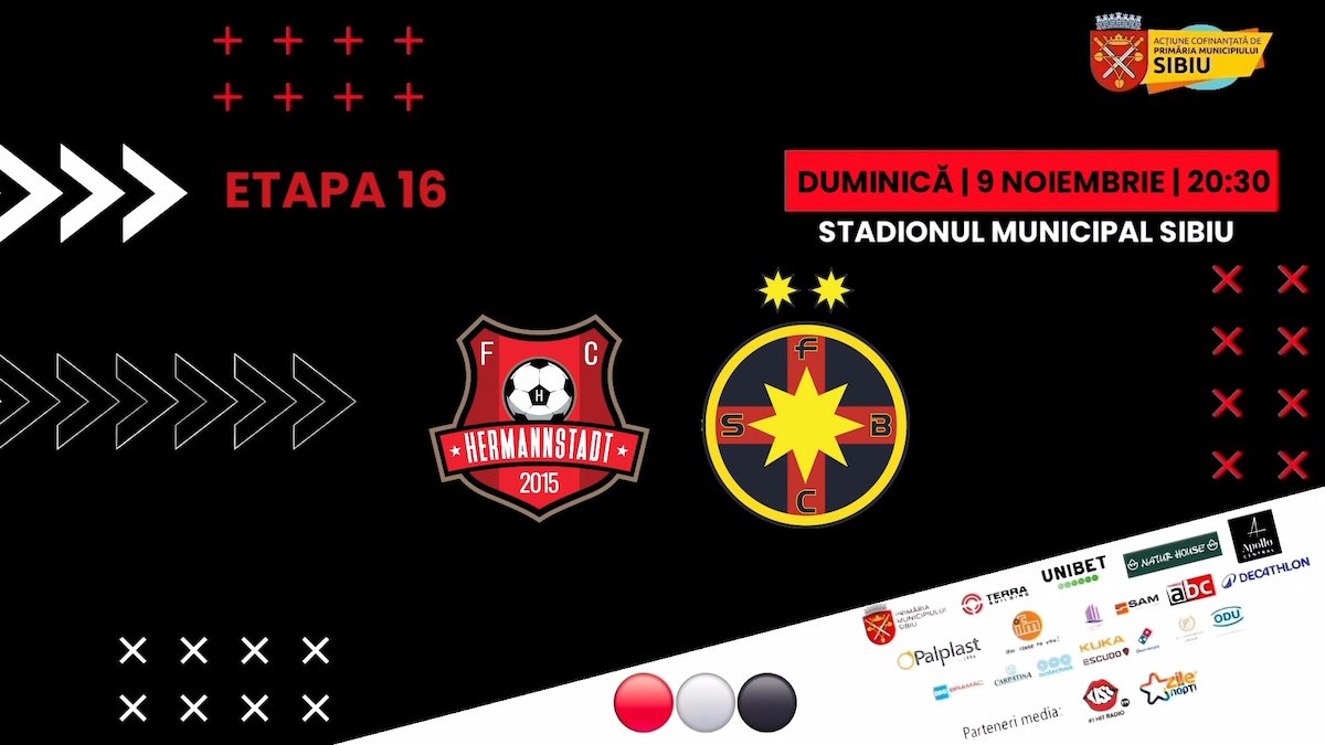 bilete FC Hermannstadt - FCSB