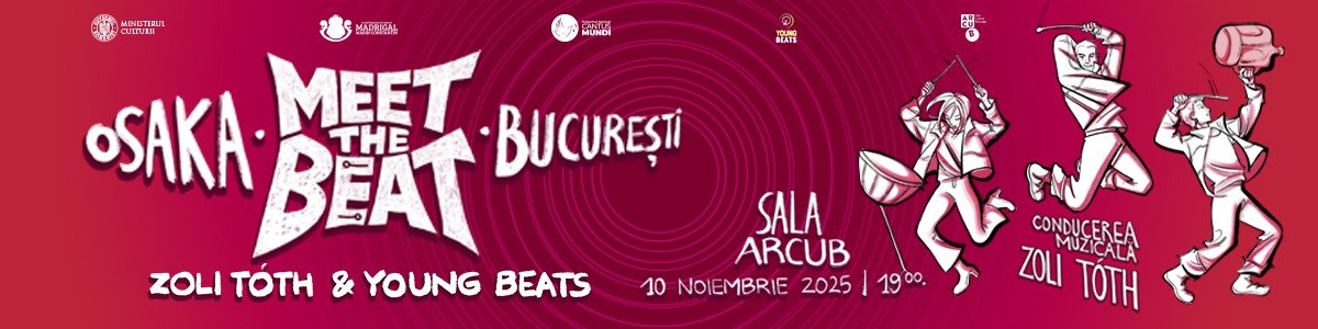 bilete MEET THE BEAT: OSAKA – BUCUREȘTI | Zoli TOTH & Young Beats