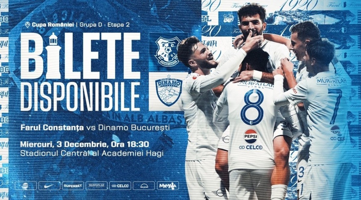 bilete Farul Constanta - Dinamo Bucuresti
