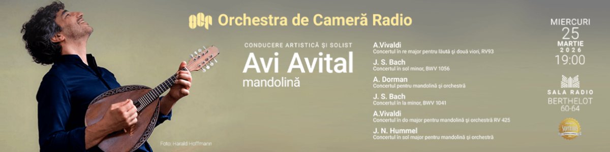 bilete AVI AVITAL - ORCHESTRA DE CAMERA RADIO