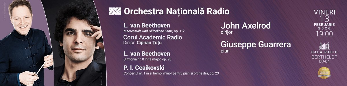 bilete John Axelrod - Giuseppe Guarrera - ONR