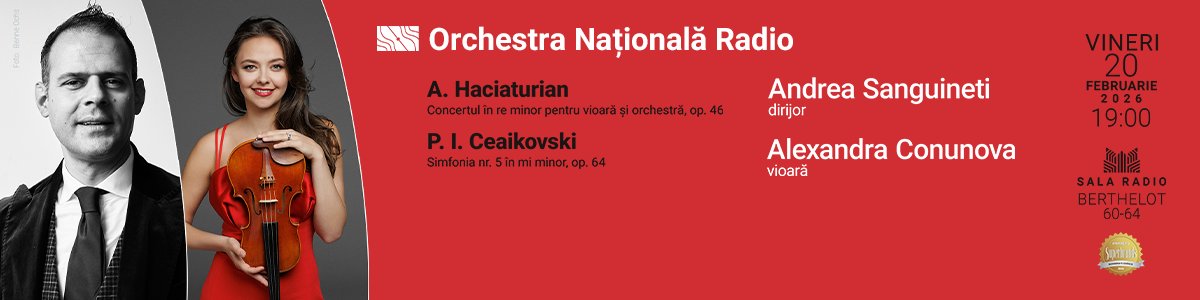 bilete Alexandra Conunova - ORCHESTRA NATIONALA RADIO