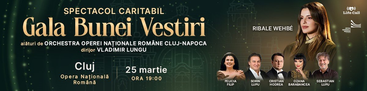 bilete Ribale Wehbé & Felicia Filip la Gala Bunei Vestiri - spectacol caritabil
