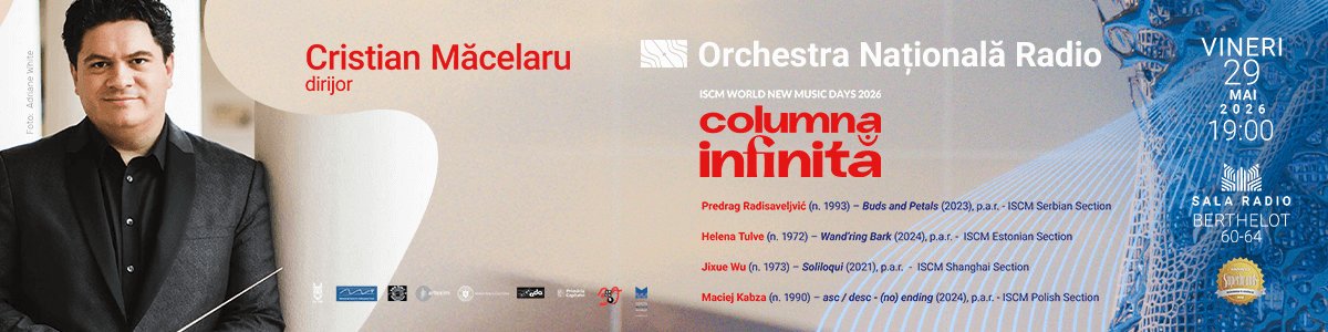 bilete Cristian Măcelaru, ONR, World New Music Days