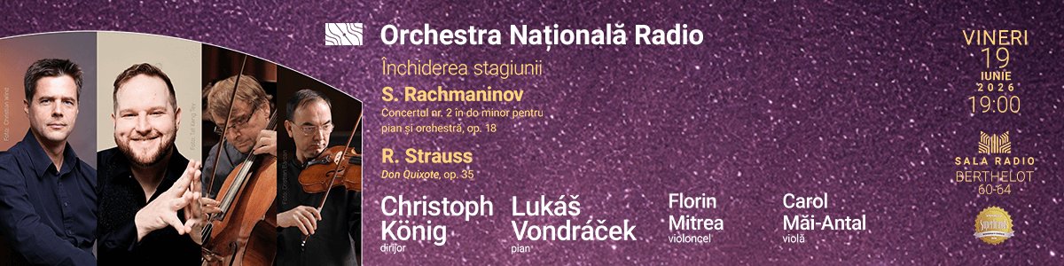 bilete Lukáš Vondráček, Christoph König, ONR, Rachmaninov/R. Strauss