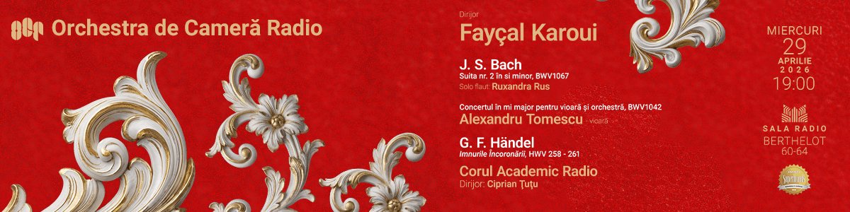 bilete Alexandru Tomescu, Faycal Karoui, OCR, Bach/Haendel