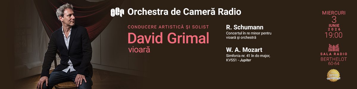 bilete David Grimal OCR, Schumann/Mozart